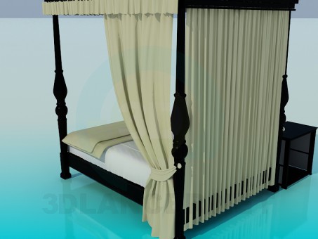 3d model Bed - preview 3d model Bed - preview