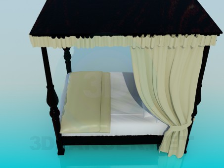 3d model Bed - preview 3d model Bed - preview