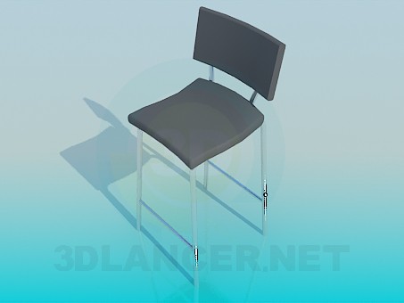 3d model High chair with legs - preview 3d model High chair with legs - preview