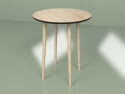 Table Spoutnik mini placage (noir)