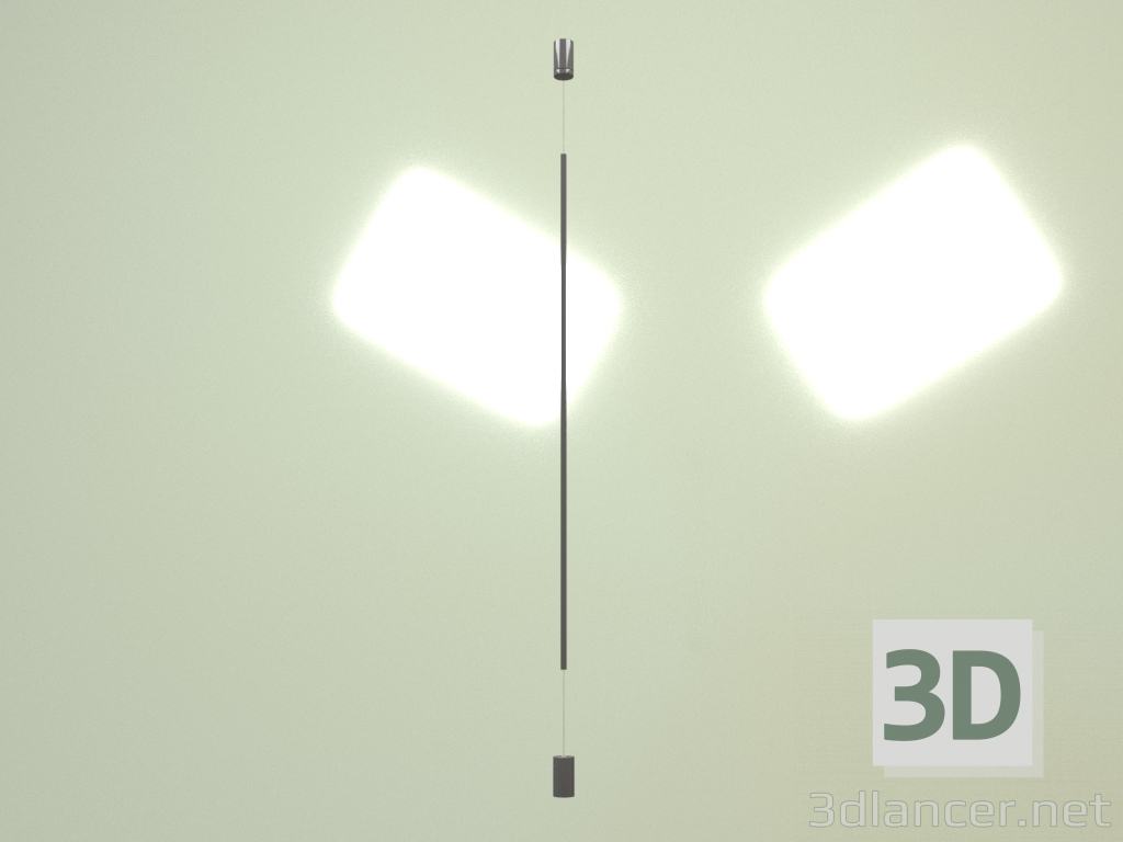 3d model Linear luminaire RHL7737 12W (BK 3000K) - preview