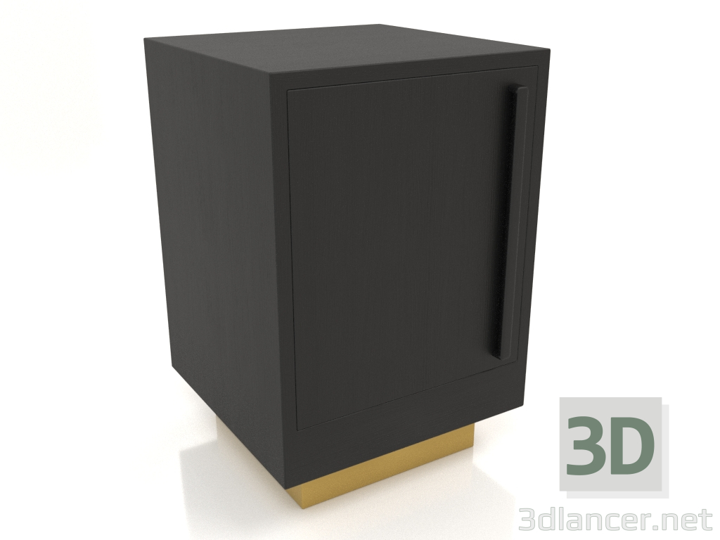 3d model Bedside table TM 04 (400x400x600, wood black) - preview