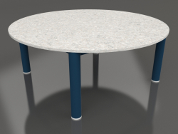 Coffee table D 90 (Grey blue, DEKTON Sirocco)