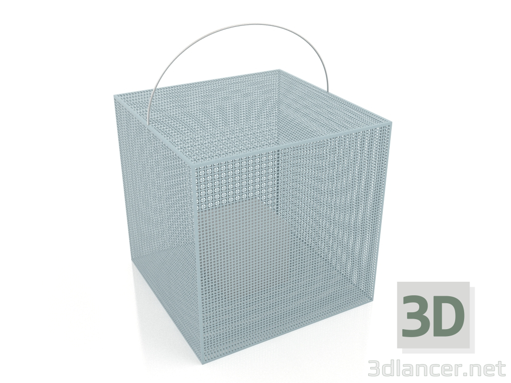 modello 3D Scatola portacandele 3 (grigio blu) - anteprima