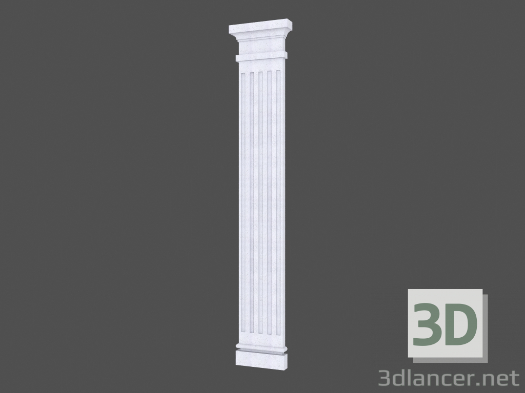 3D Modell Pilaster (P50KT) - Vorschau