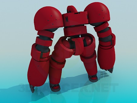 3d модель Игрушечный робот – превью 3d модель Игрушечный робот – превью
