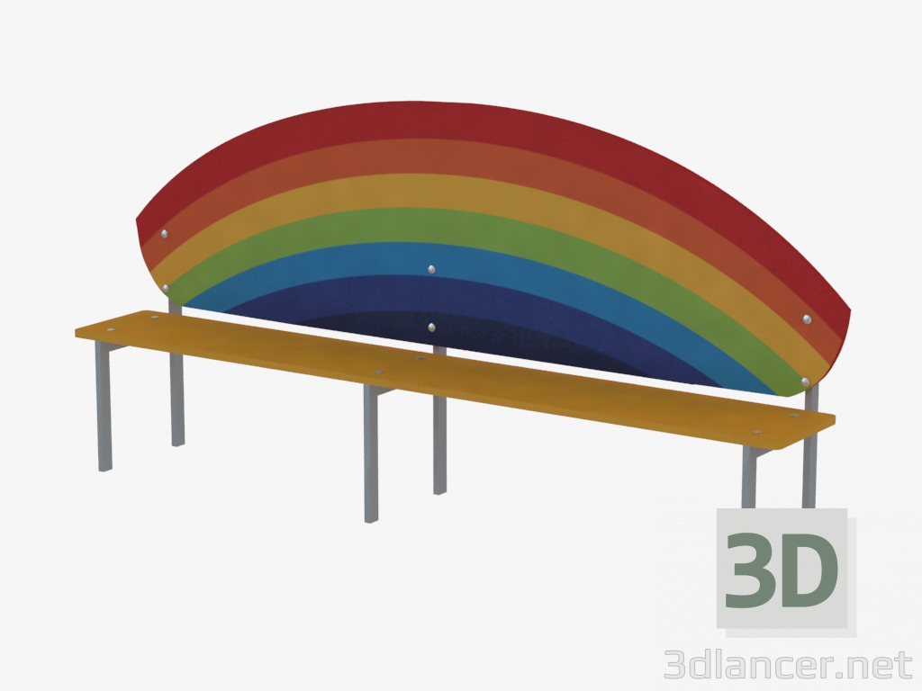 3D Modell Sitzbank (8033) - Vorschau
