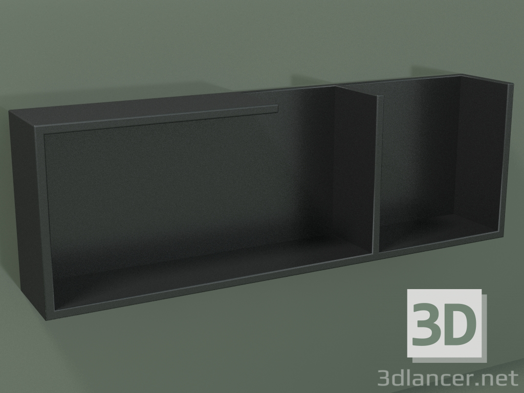 Modelo 3d Prateleira horizontal (90U19007, Deep Nocturne C38, L 72, P 12, H 24 cm) - preview