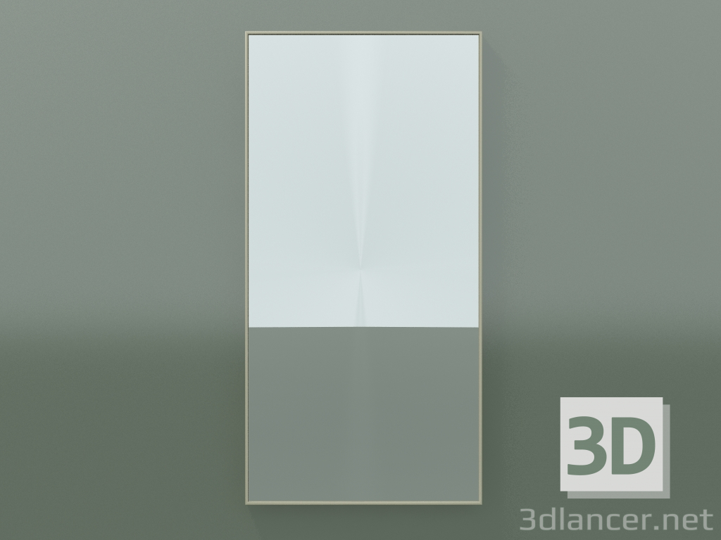 modello 3D Specchio Rettangolo (8ATBD0001, Bone C39, Н 96, L 48 cm) - anteprima