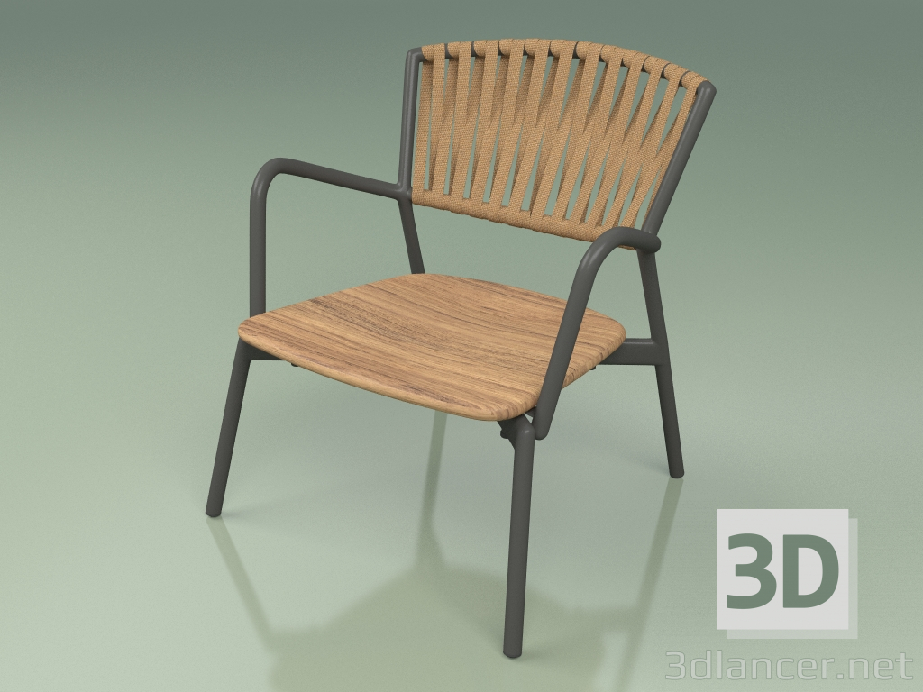 3D Modell Stuhl 127 (Gürtel Tabak) - Vorschau