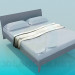 3D modeli Mobilya ile yatak - önizleme