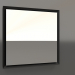 modello 3D Specchio ZL 21 (400x400, legno nero) - anteprima