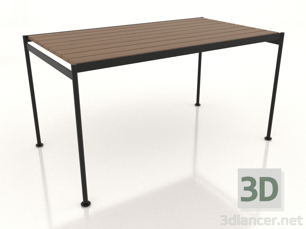 modello 3D Tavolo da pranzo 140x80 cm - anteprima