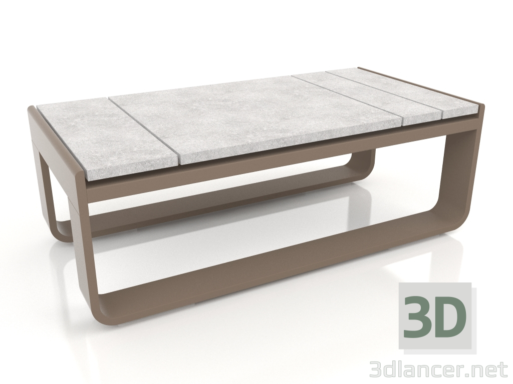 modello 3D Tavolino 35 (DEKTON Kreta, Bronzo) - anteprima