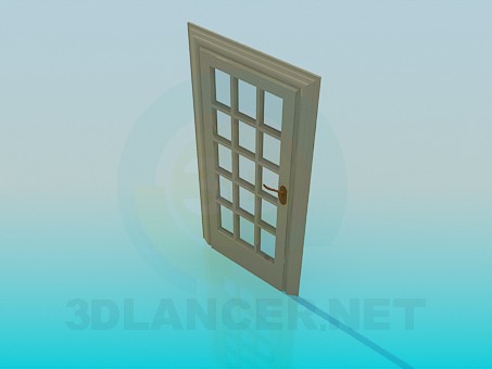 modelo 3D Puerta de cristal - escuchar modelo 3D Puerta de cristal - escuchar