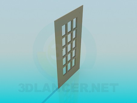 modelo 3D Puerta de cristal - escuchar modelo 3D Puerta de cristal - escuchar