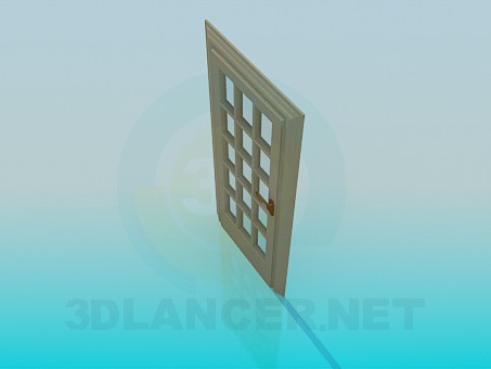 modelo 3D Puerta de cristal - escuchar modelo 3D Puerta de cristal - escuchar