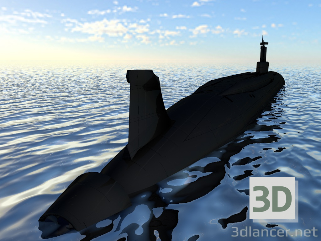 3d model Submarine - preview