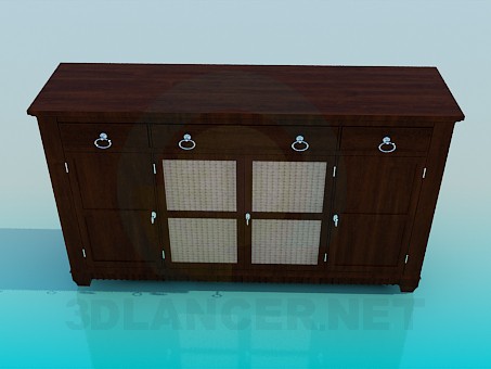 3d model Commode - preview