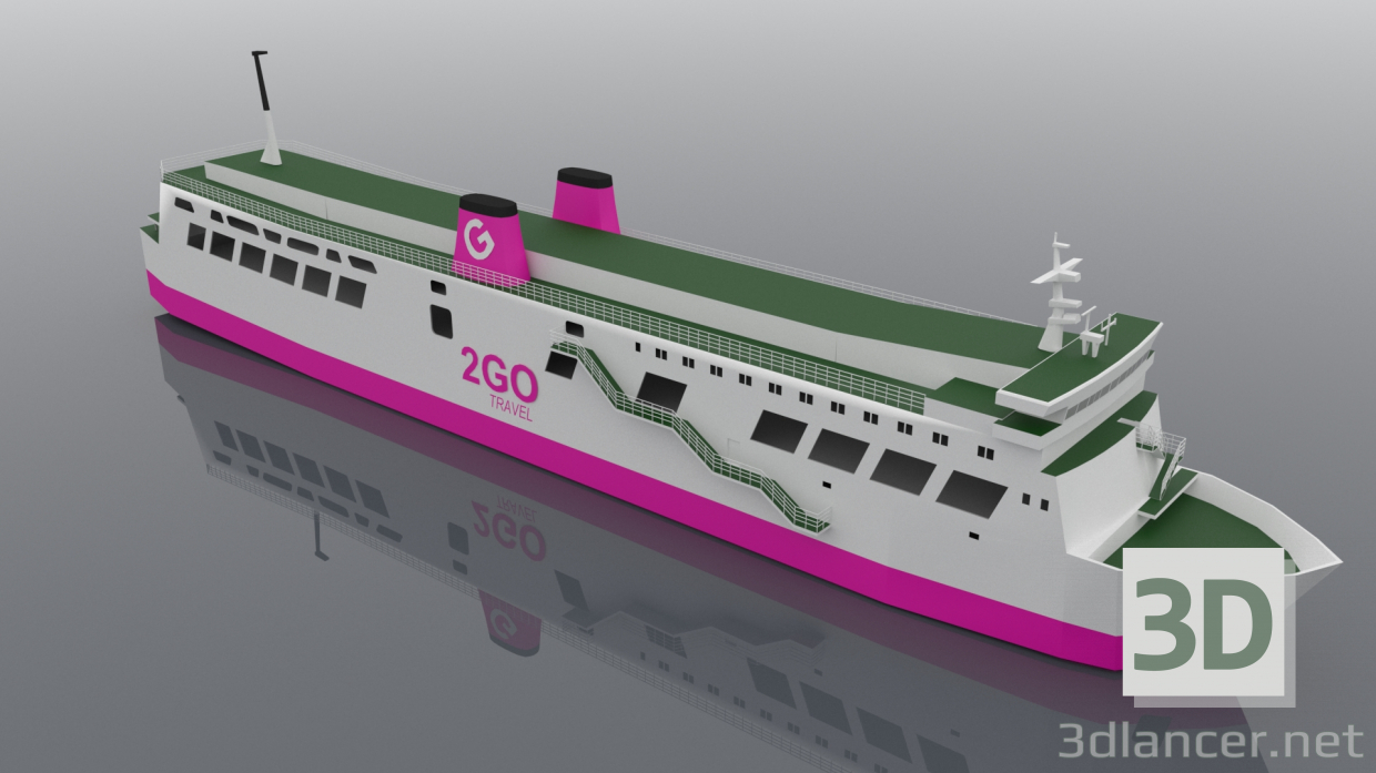 3d MV Saint Thomas Aquinas model buy - render