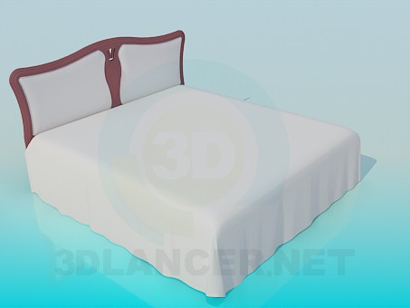 3d модель Кровать – превью 3d модель Кровать – превью