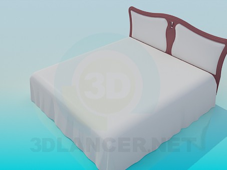 3d модель Кровать – превью 3d модель Кровать – превью