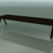 modello 3D Tavolo con piano di lavoro standard 5000 (H 74 - 390 x 135 cm, wengè, composizione 2) - anteprima
