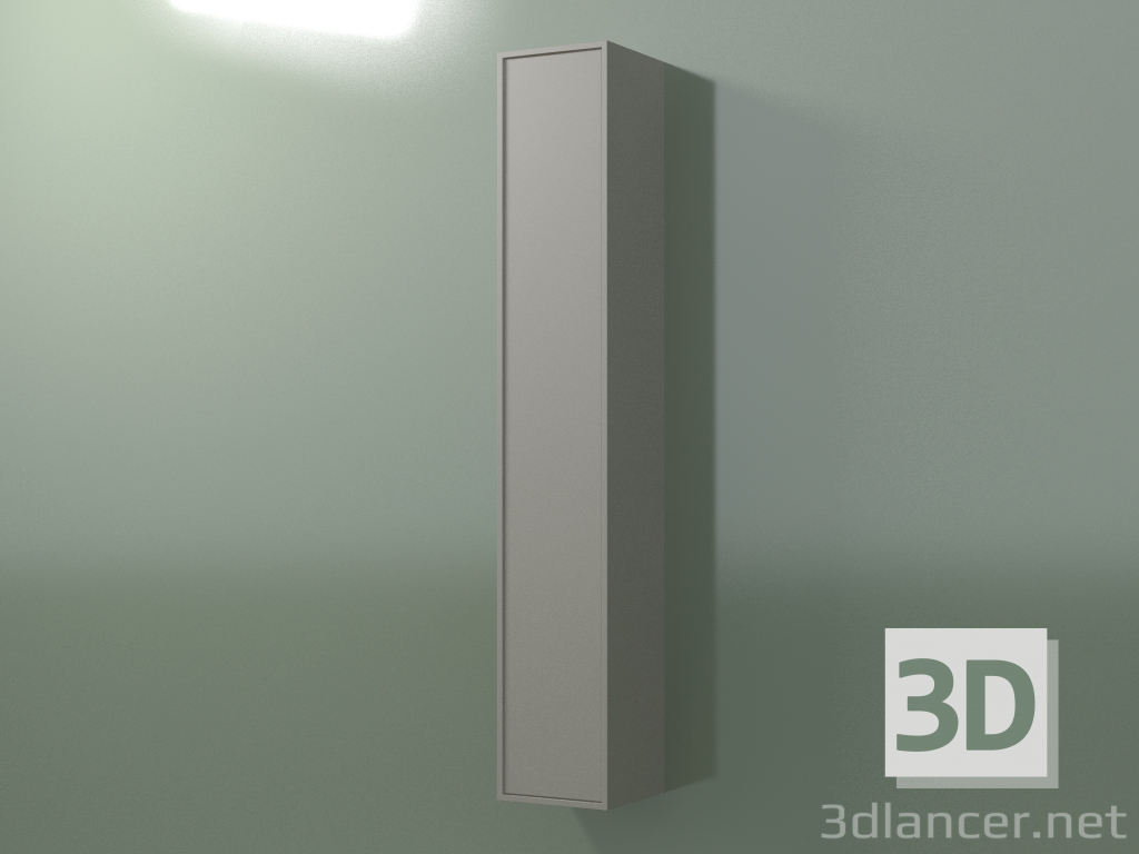 3d модель Настінна шафа з 1 дверцятами (8BUAECD01, 8BUAECS01, Clay C37, L 24, P 24, H 144 cm) – превью