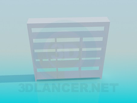 3D Modell Literatur-rack - Vorschau