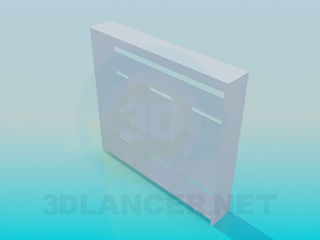 3d model Literature rack - preview 3d model Literature rack - preview