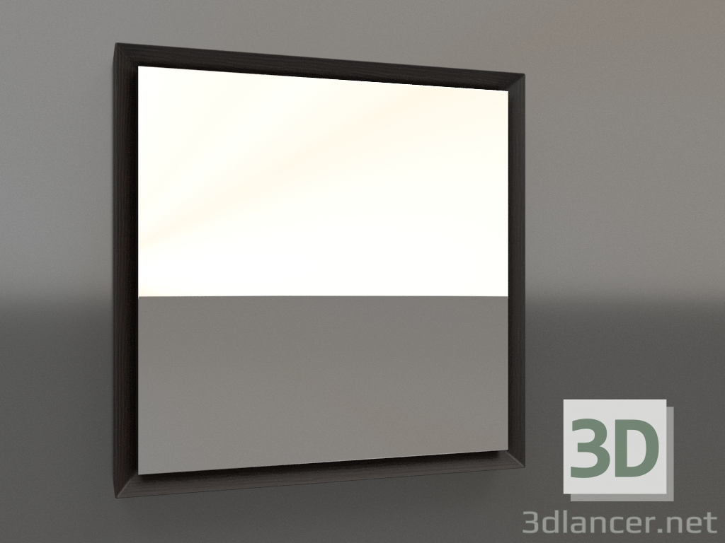 3D Modell Spiegel ZL 21 (400x400, Holzbraun dunkel) - Vorschau