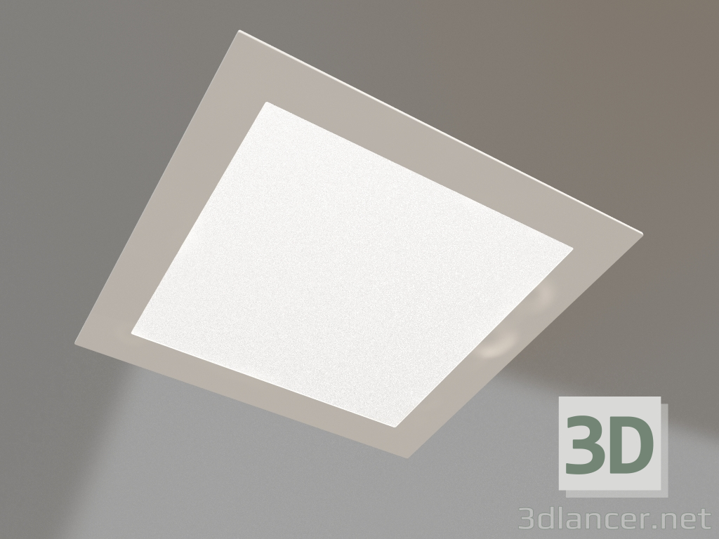 3D Modell Lampe DL-225x225M-21W Weiß - Vorschau