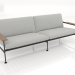 3d model 3 seater sofa - preview