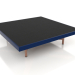 modello 3D Tavolino quadrato (Blu notte, DEKTON Domoos) - anteprima