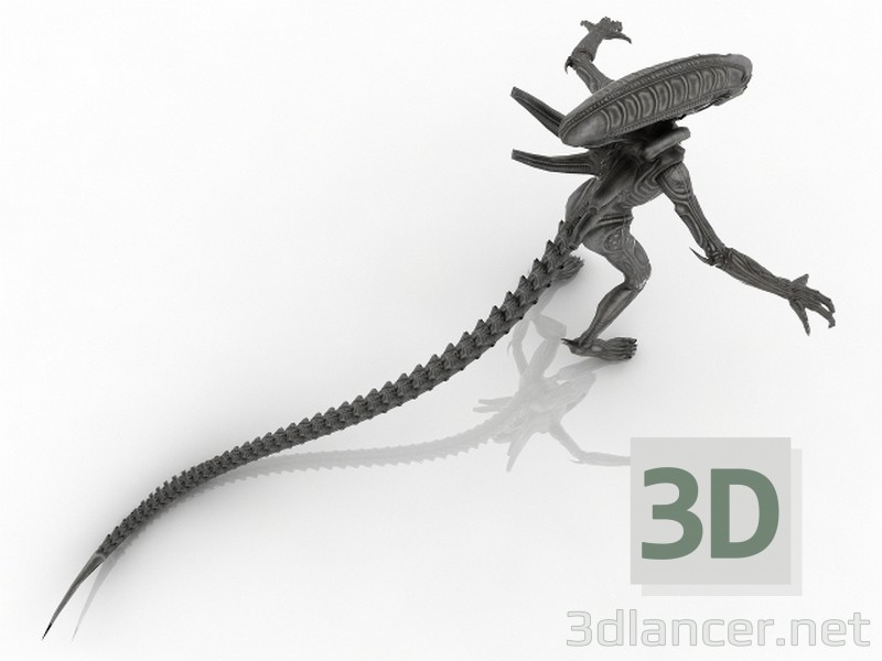 3D Kraliçe uzaylı modeli satın - render