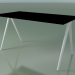 3D Modell Rechteckiger Tisch 5407 (H 74 - 69 x 139 cm, Laminat Fenix F02, V12) - Vorschau