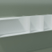 modello 3D Mensola orizzontale (90U19008, Glacier White C01, L 96, P 12, H 24 cm) - anteprima