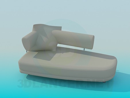 Modelo 3d Cama de cavalete - preview