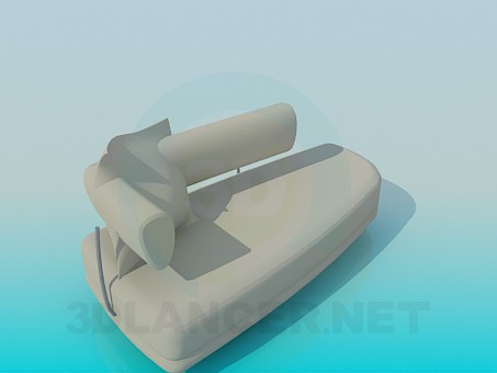 3d model trestle bed - preview 3d model trestle bed - preview