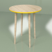 3d model Sputnik table mini veneer (yellow-mustard) - preview