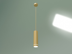 Suspended LED lamp DLR023 (matte gold)