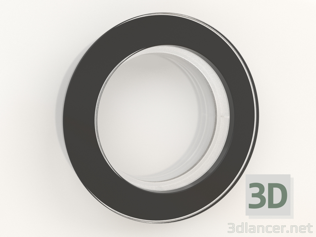 3D Modell Rahmen Favorit Runda für 1 Pfosten (schwarz) - Vorschau
