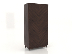 LEMAR wardrobe 2 doors 1050x600x2200 mm (wenge oak)