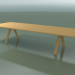 modello 3D Tavolo con piano di lavoro standard 5002 (H 74 - 360 x 120 cm, rovere naturale, composizione 1) - anteprima