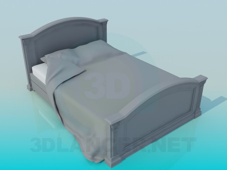 3d model Bed - preview 3d model Bed - preview