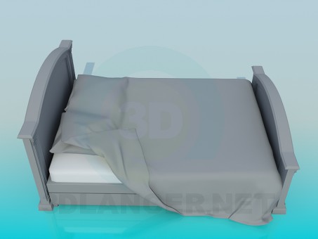 3d model Bed - preview 3d model Bed - preview