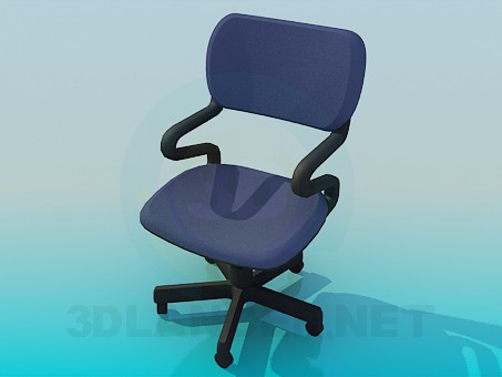 3d model Chair on casters - preview 3d model Chair on casters - preview