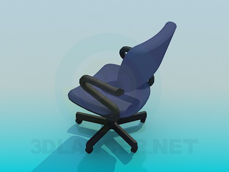 3d model Chair on casters - preview 3d model Chair on casters - preview