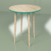 modèle 3D Table Spoutnik mini placage (turquoise) - preview