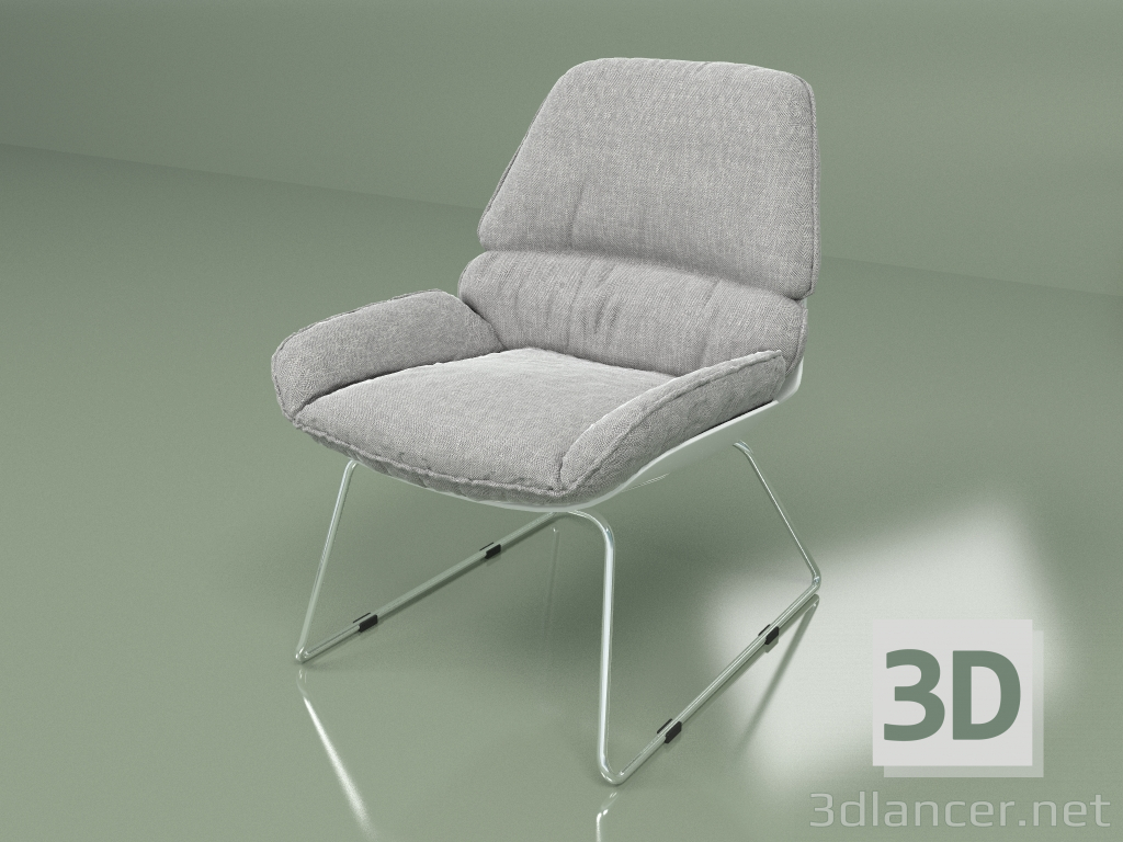 Modelo 3d braço de cadeira - preview